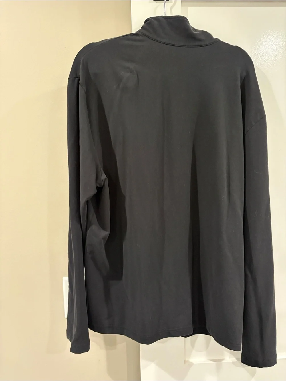 ALO Yoga Woman’s Black Half-Zip Pullover Sweater